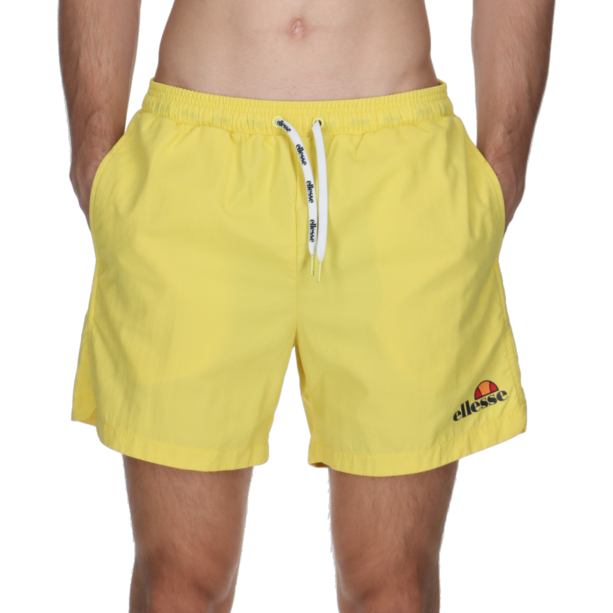 Badkläder Ellesse Drawstring Swim Shorts with Pockets Gul | ELA241M210-04, 0