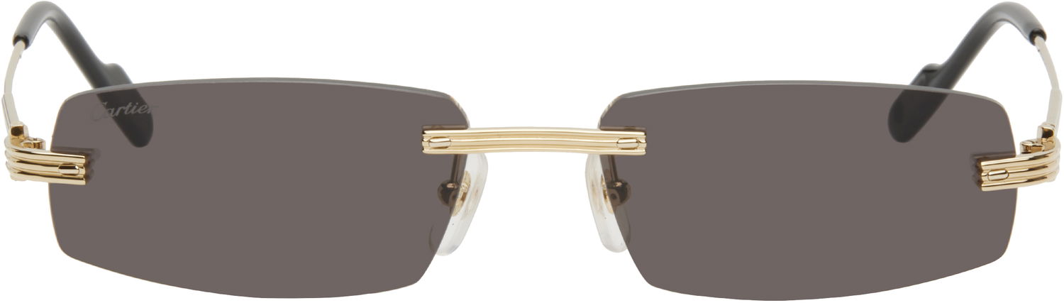 Solglasögon Cartier Cartier 'Première de Cartier' Sunglasses Grå | CT0535S-001, 0