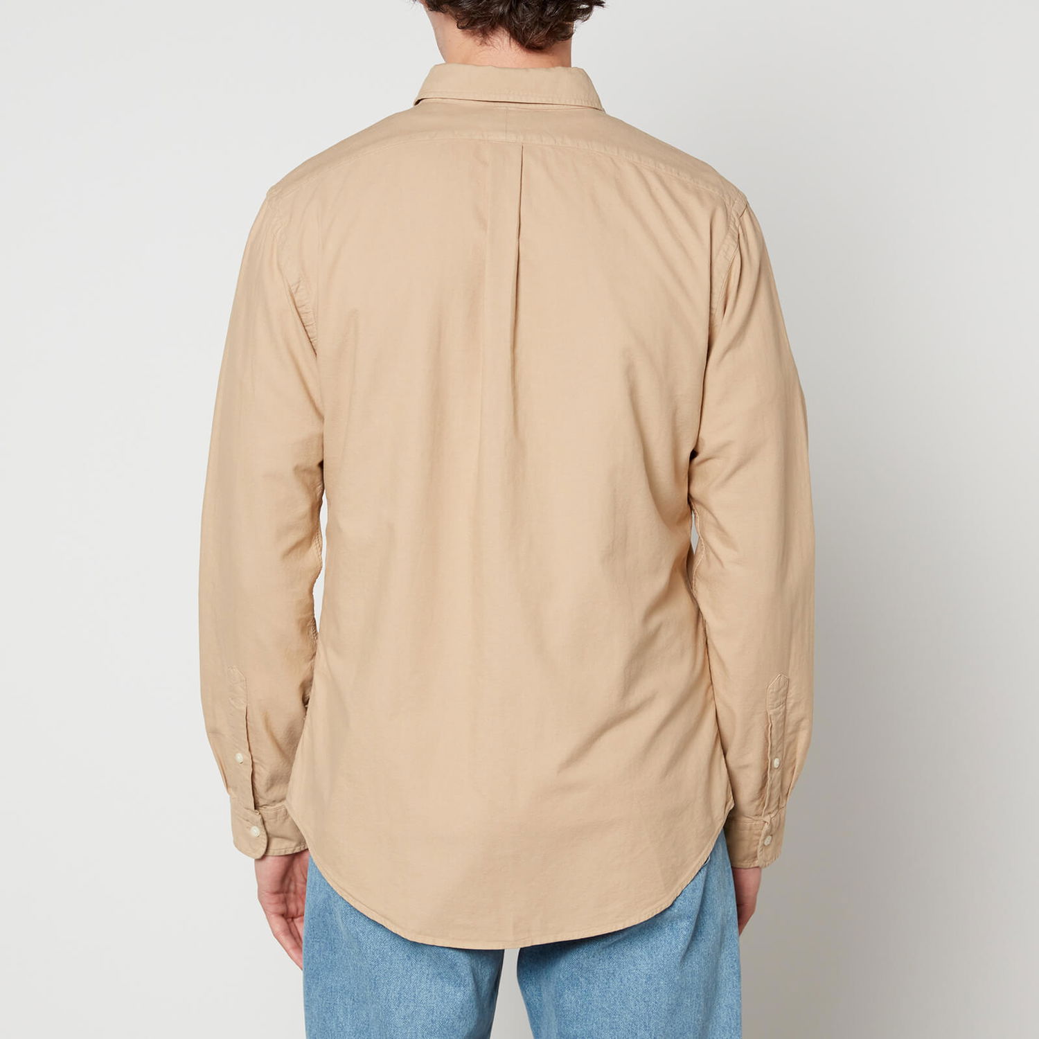 Skjorta Polo by Ralph Lauren Polo Ralph Lauren Gefärbtes Custom-Fit Oxfordhemd - Surrey Tan - Beige | 710889740001, 1