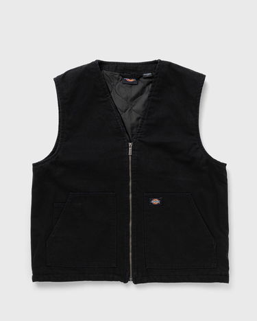 Kläder och accessoarer Dickies Duck Canvas Gilet Man Desert Sand Size XS Svart | 0A4YQK, 1