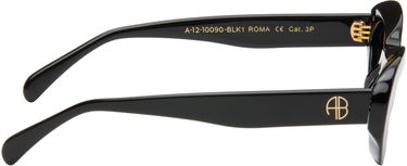 Solglasögon Anine Bing Roma Black Oversized Sunglasses Svart | A-12-10090-BLK1, 1