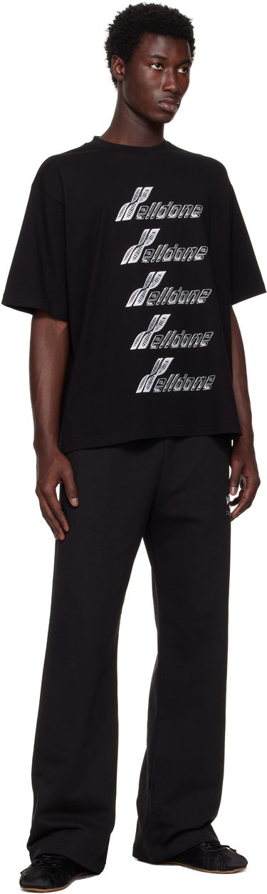 Träningsbyxor We11done We11done Collegiate Sweatpants Svart | WD-TA2-25-706-U-BK, 3