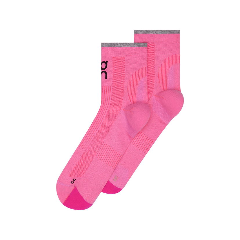 Strumpor On Running Elite Mid Socks Rosa | 2UF10433955