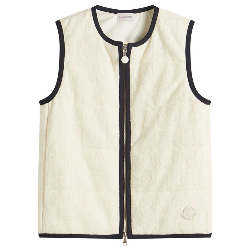 Väst Moncler Moncler Women's Quilted Vest Vit | 8G000-39-89AX9-034