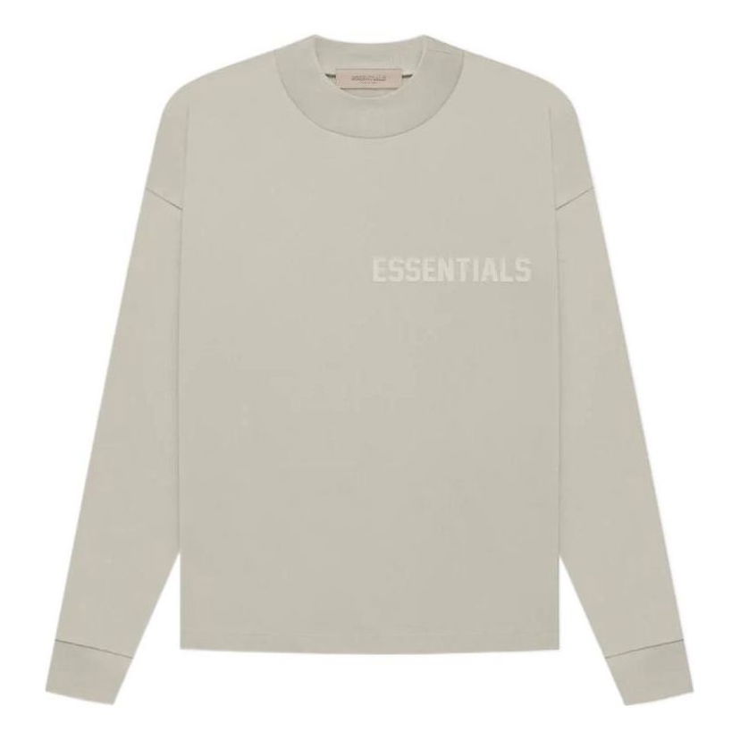 Sweater Fear of God Essentials Smoke Logo Long Sleeve T-Shirt Grön | ESSLTLE2011MJ