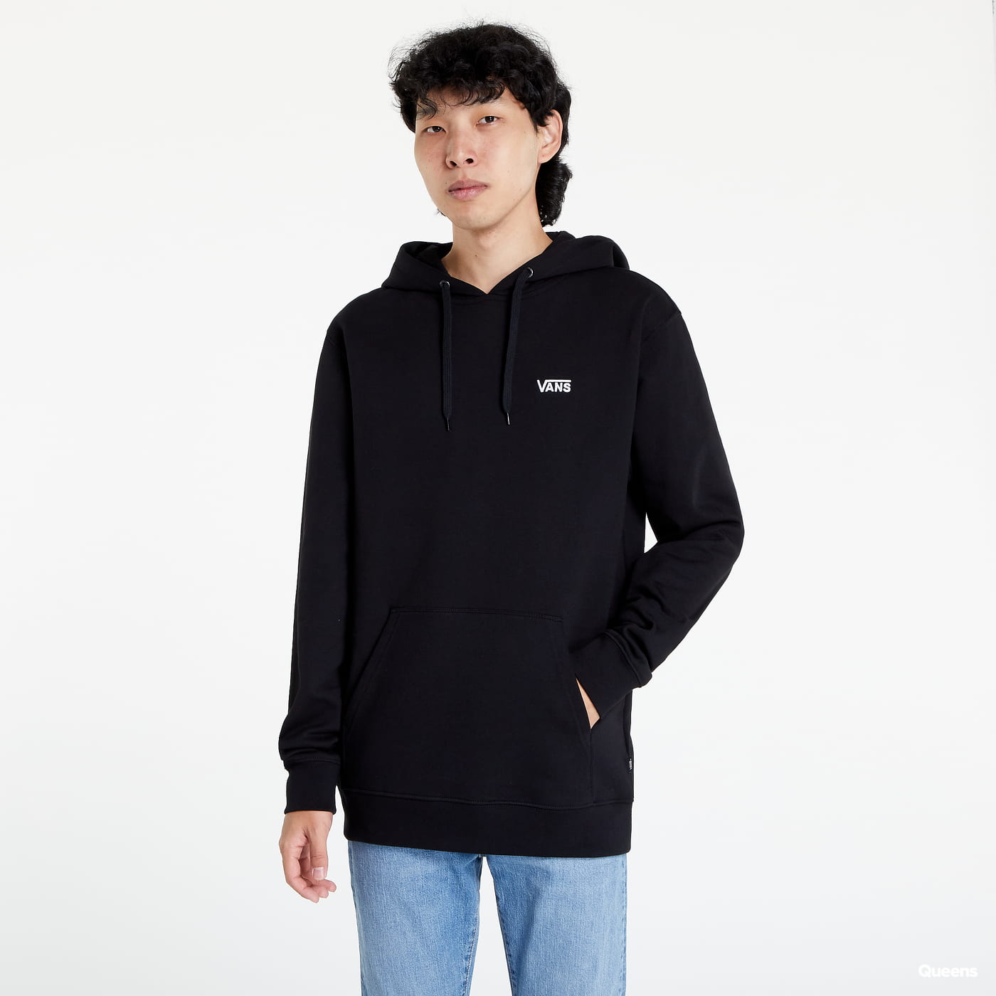Sweatshirt Vans Core Basic Pullover Hoodie Svart | VN0A7YDVBLK1, 0