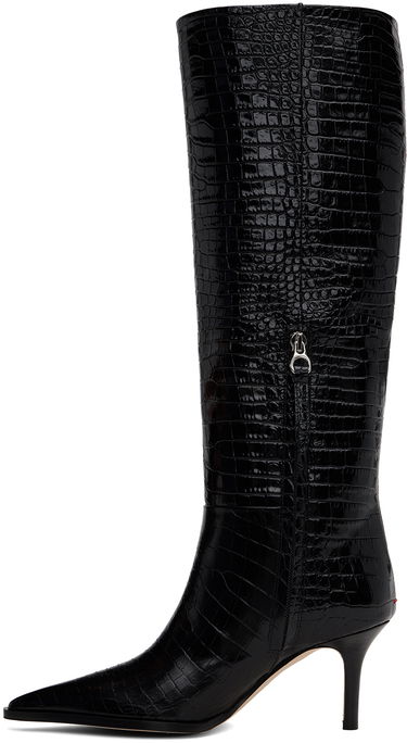 Strumpor Aeyde Aeyde Tula Leather Tall Boots Svart | A11-KB-TULP75ST95-FW24-800-065, 2