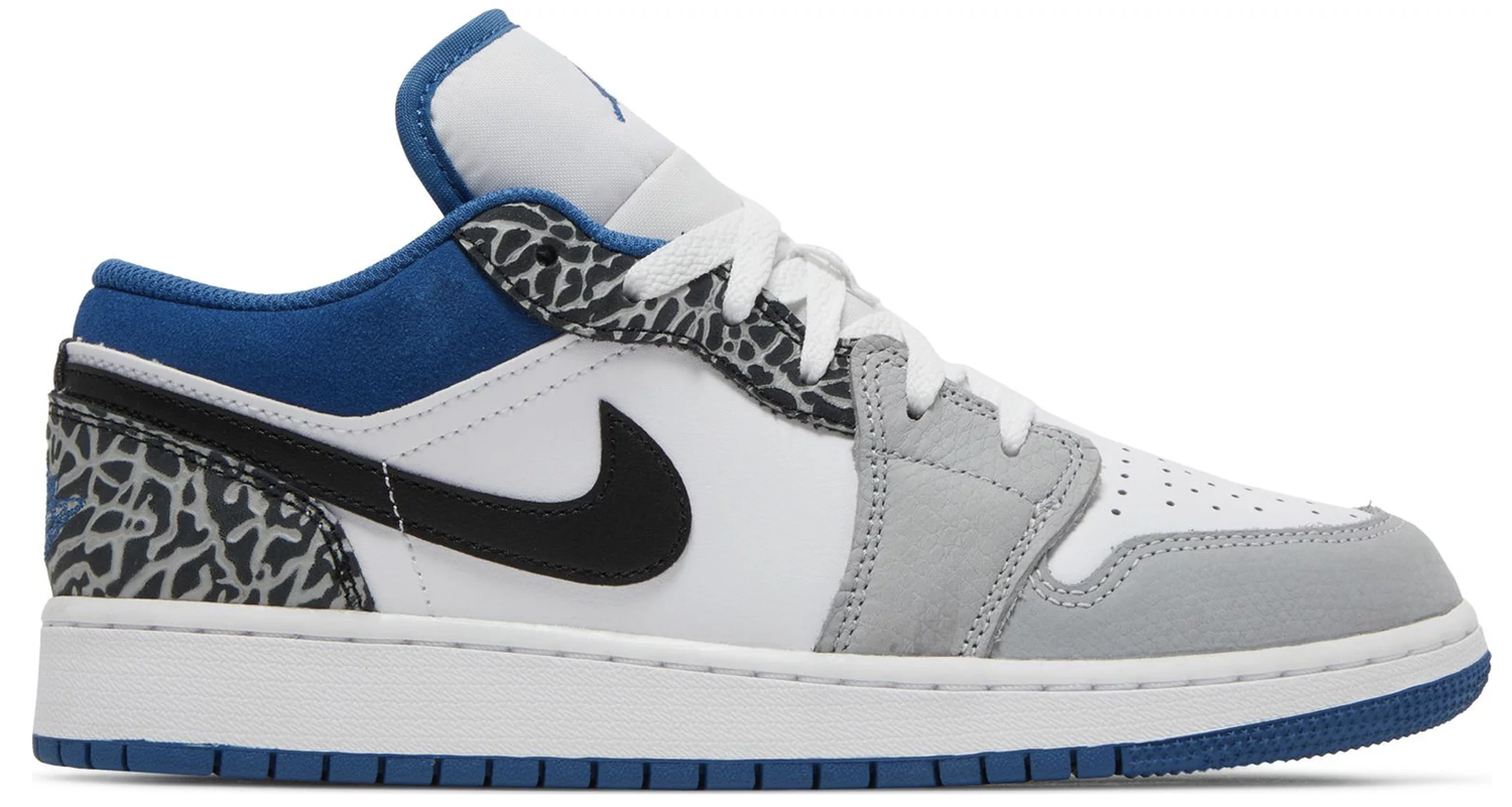 Sneakers och skor Jordan Air Jordan 1 Low SE "True Blue" GS Grå | DQ2514-140, 1