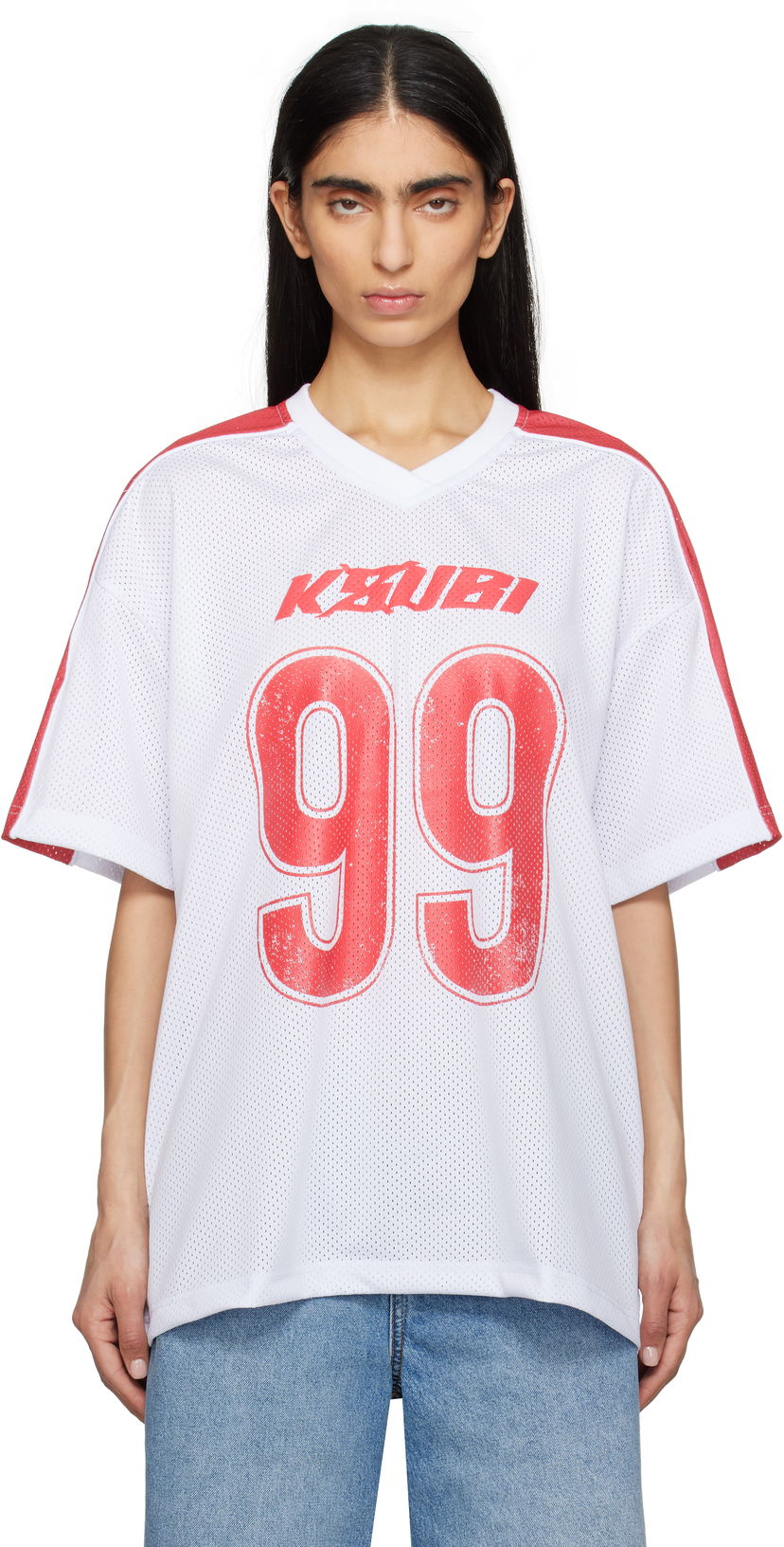Jersey Ksubi Ksubi Stinger Moto Boyfriend T-Shirt Vit | WSP25TE012