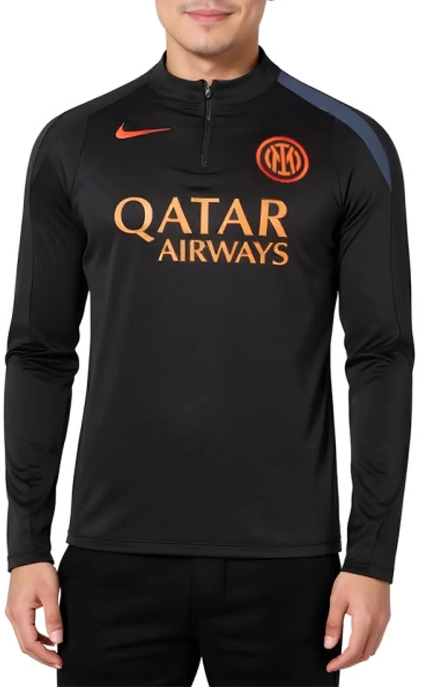 Jersey Nike Inter Milan Total 90 Strike Dri-FIT Soccer Knit Drill Top Svart | hv8618-010