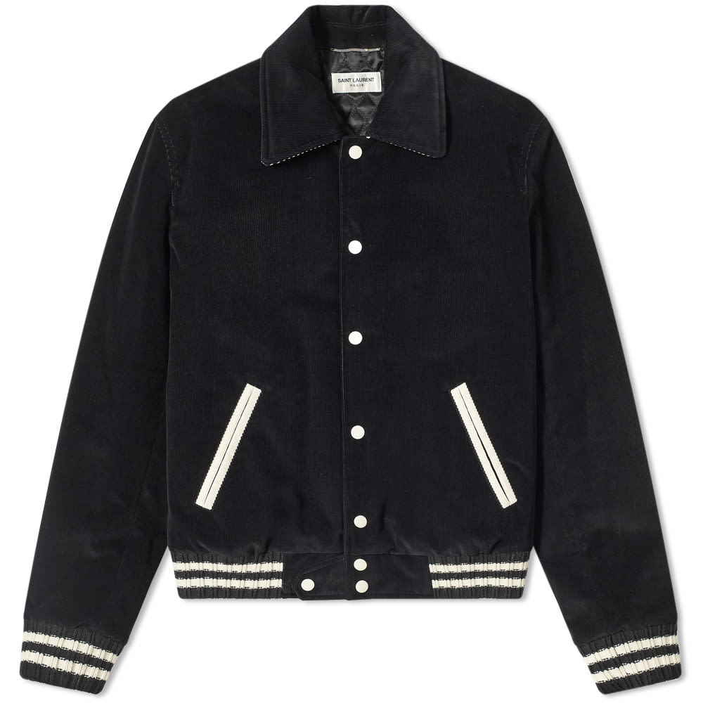 Bomberjacka Saint Laurent Cord Teddy Jacket Svart | 632474-Y2B02-1000, 0