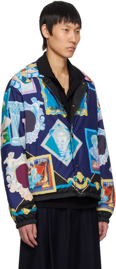 Bomberjacka Versace Versace 'Versace Gallery' Reversible Blouson Jacket Flerfärgad | 1018330_1A12970, 1