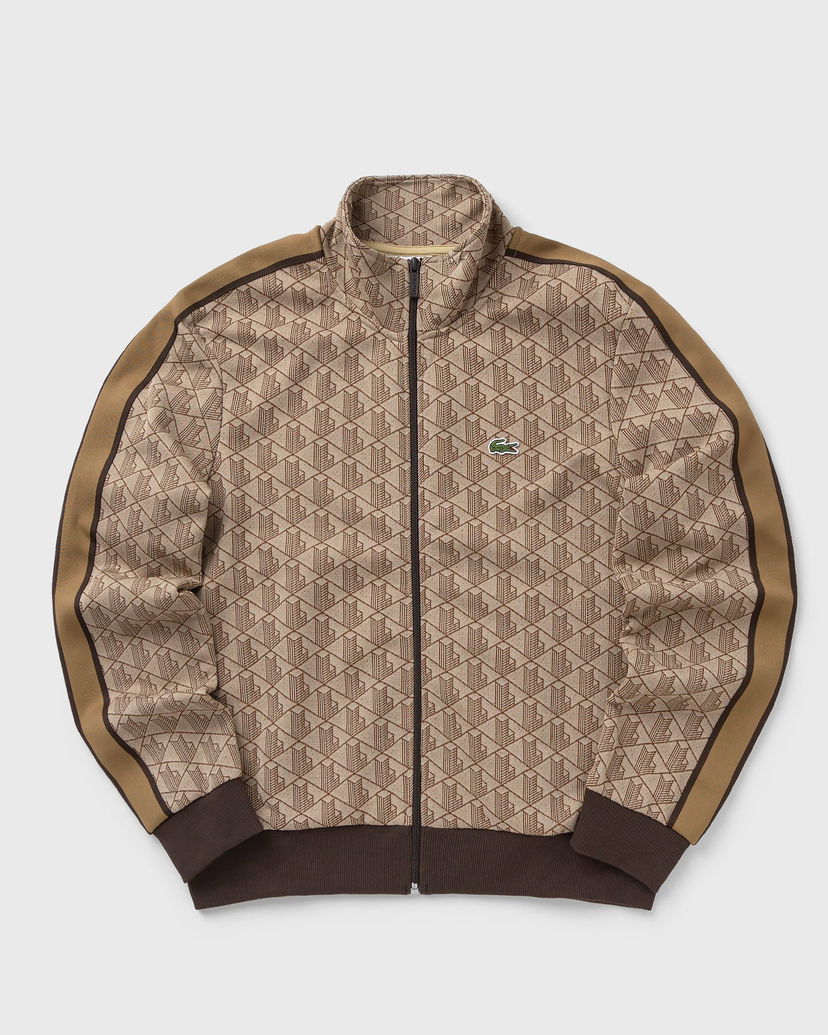 Jacka Lacoste Monogram Track Jacket Brun | SH1368-6IR