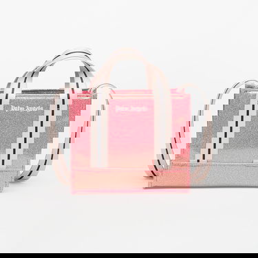 Tygpåse Palm Angels Palm Angels Glitter Mini Tote Bag Rosa | PGNA003S25FAB0023003, 0