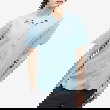 Skjorta Paul Smith Paul Smith Seersucker Vacation Shirt, Size Large Blå | M2R-114R-M22050-40, 2