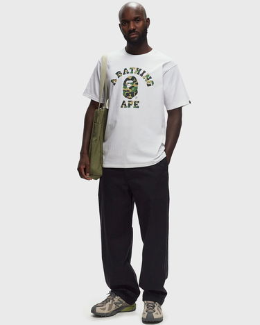 T-shirt BAPE ABC CAMO COLLEGE T-shirt Vit | 001TEK801005MWH0, 1