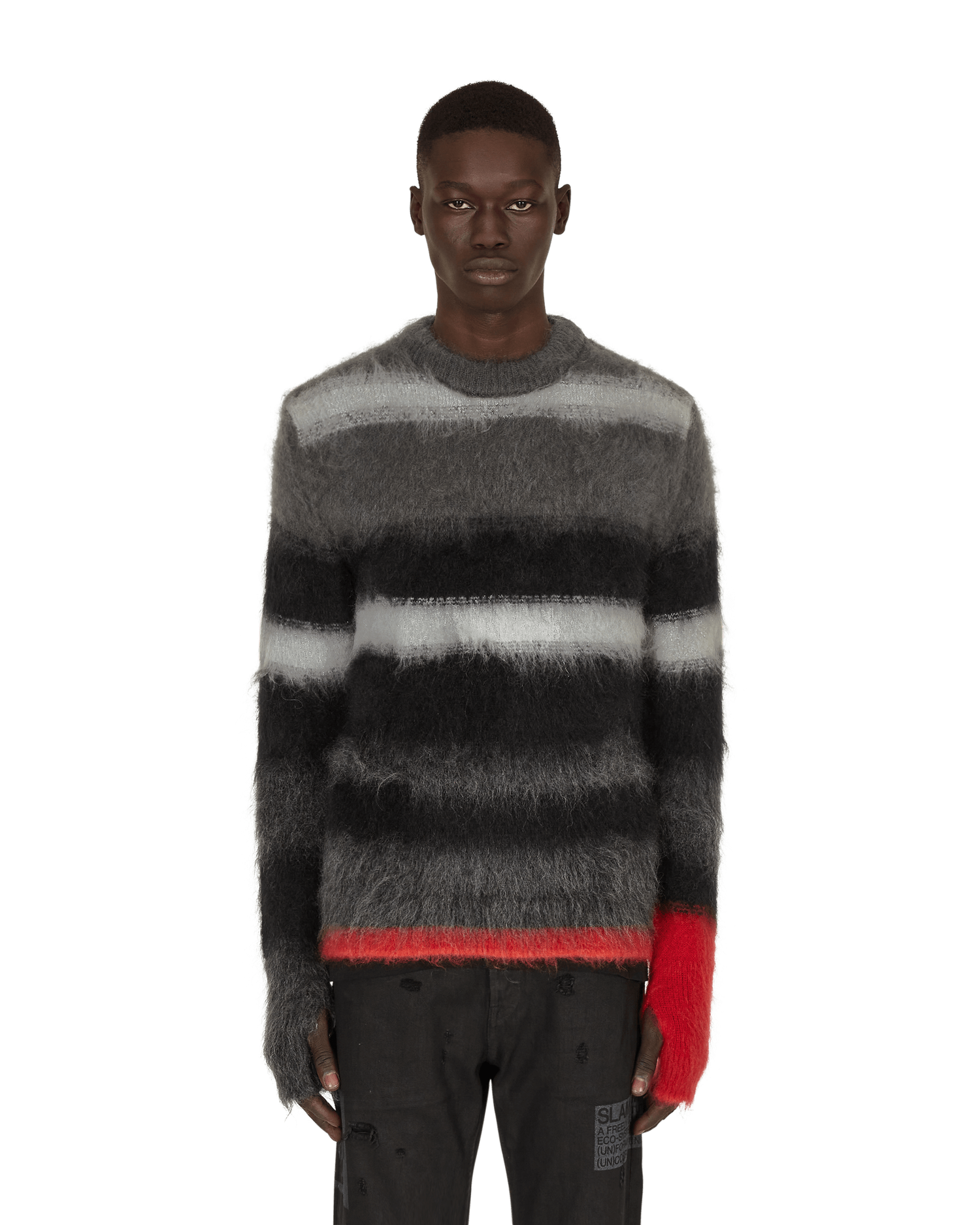 Sweater Slam Jam Commando Knit Mohair Flerfärgad | SJZMKN01YA02 MLT001, 0