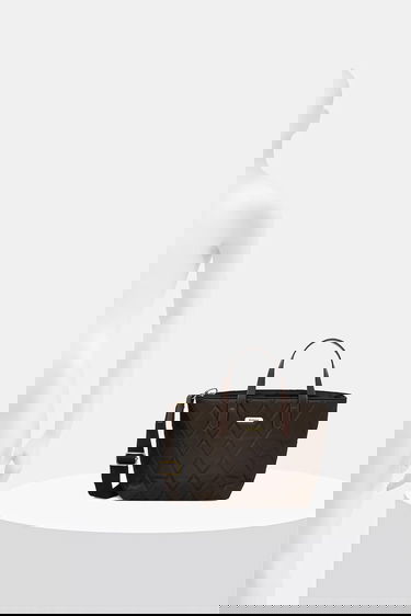 Tygpåse Barbour Barbour Quilted Tote Bag Brun | LBA0431, 5