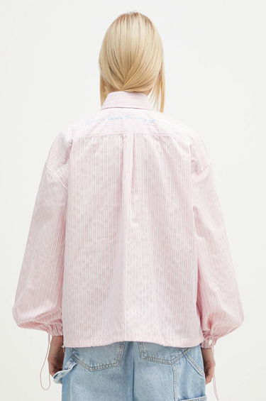 Skjorta Fiorucci Striped Balloon Sleeve Shirt Rosa | W01FPTLO170CO01PN03, 2