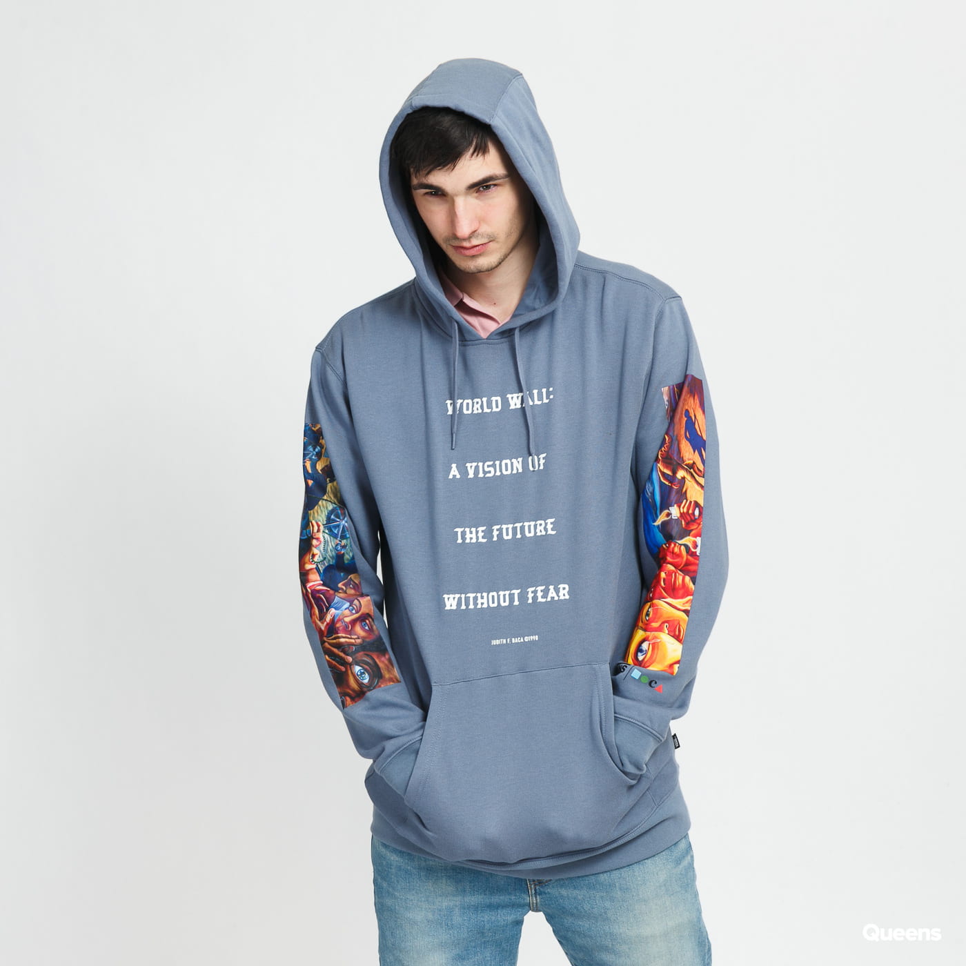 Sweatshirt Vans Moca Judy Blå | CN0A7SDQYQ81, 0