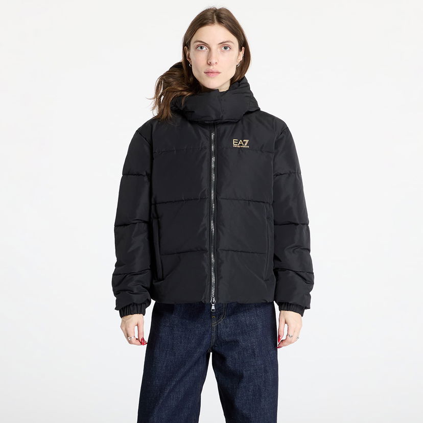 Pufferjacka Emporio Armani Black Bomber Jacket Svart | 6DTB09TN8AZ0210