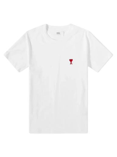 T-shirt AMI Tonal De Coeur Tee Vit | UTS004-726-175