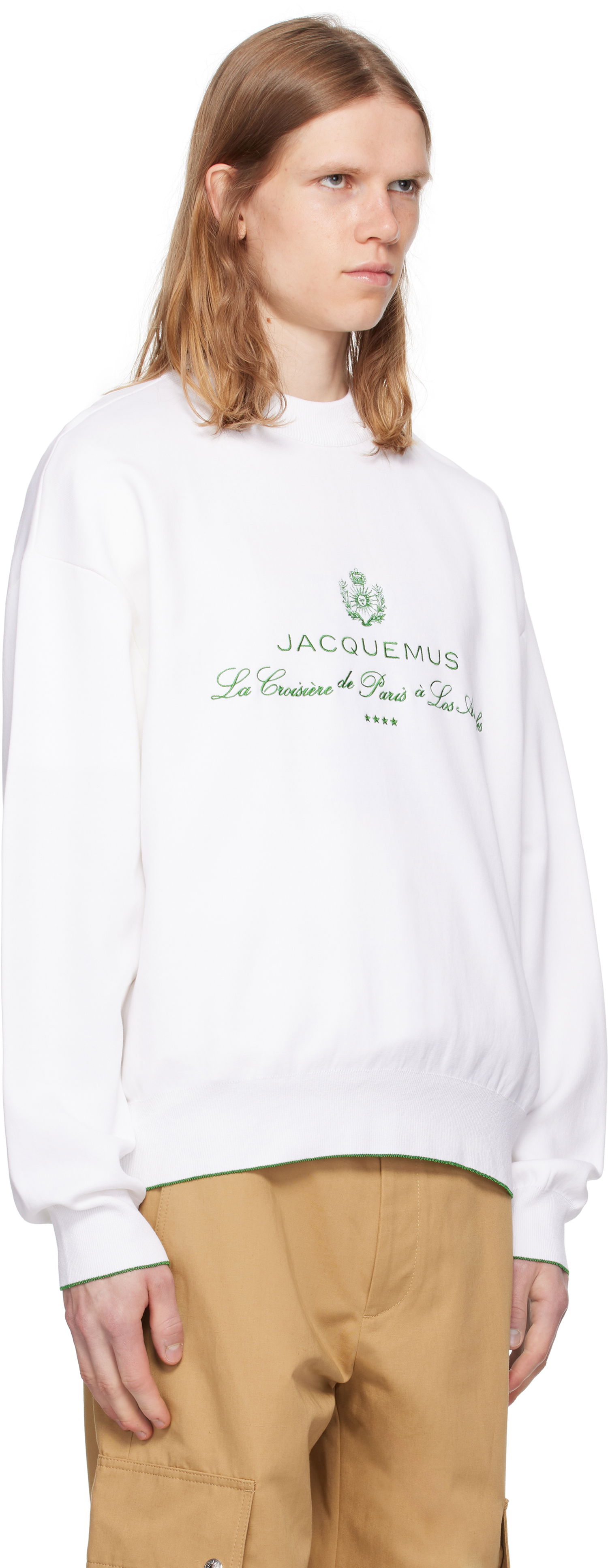 Sweatshirt Jacquemus Jacquemus La Croisière 'The Venice' Sweatshirt Vit | 25E255KN544-2427, 1