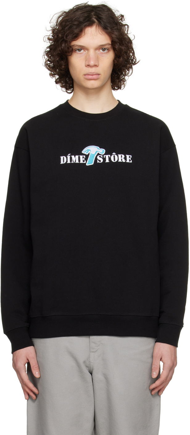 Sweatshirt Dime Reno Sweatshirt Svart | DIME23D2F15BLK, 0
