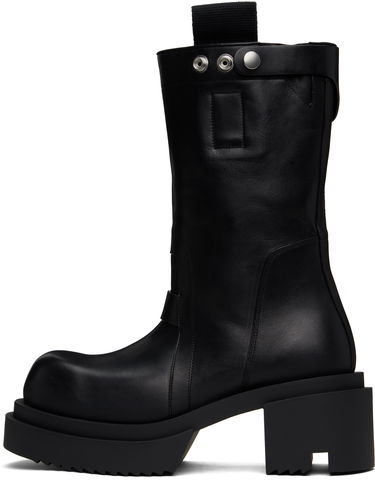 Kläder Rick Owens Rick Owens Hollywood Low Bogun Pull-On Boots Svart | RU01E5804 LOO, 2