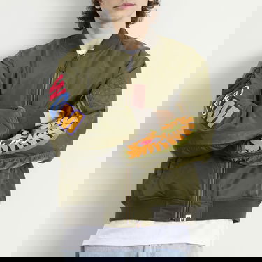 Bomberjacka BAPE Shark MA-1 Bomber Jacket with Tiger Graphic and Letter Patches Grön | 001HJL801003M-ODR, 5