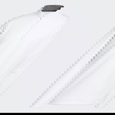 Sweatshirt adidas Originals Mikina Club Quarter-Zip Vit | GL0141, 0