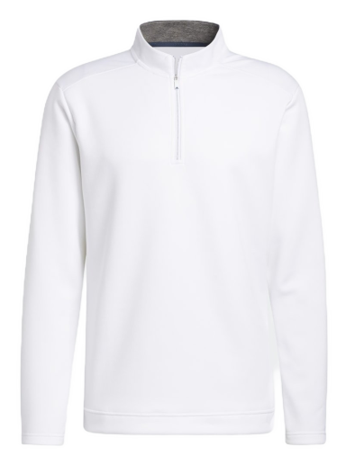 Sweatshirt adidas Originals Mikina Club Quarter-Zip Vit | GL0141