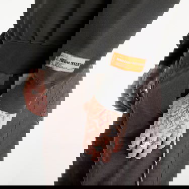 Sweater HERON PRESTON Burn Crewneck Grön | HMBA020F23JER0071050, 1