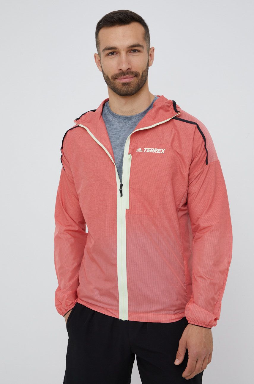 Vindjacka adidas Performance Terrex Agravic Windweave Orange | h11744, 0