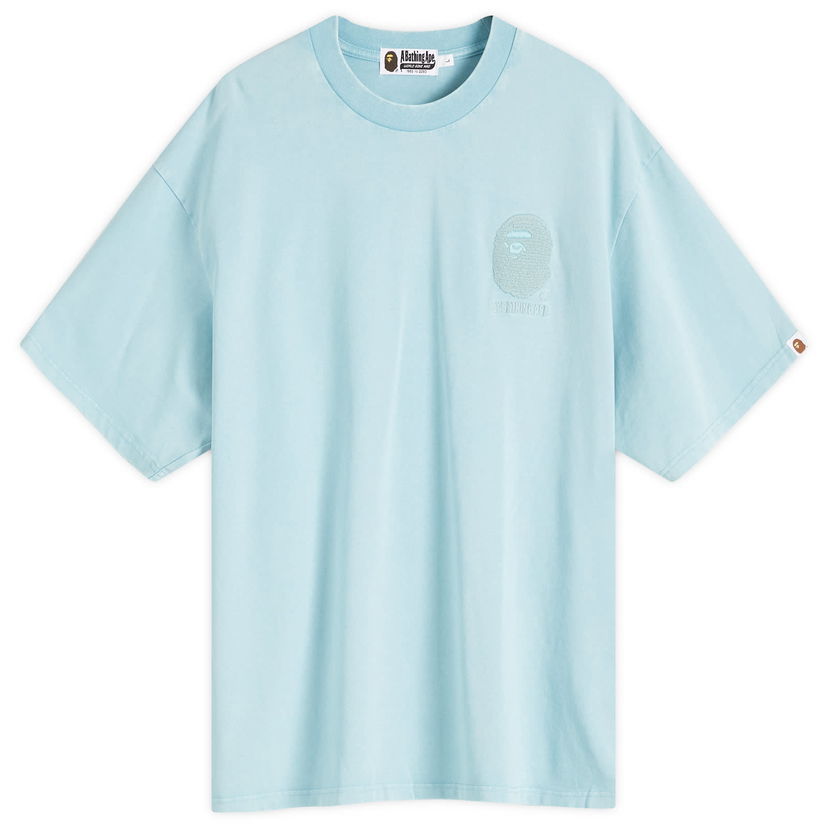 T-shirt BAPE A Bathing Ape One Point Acid Wash T-Shirt Turkos | 001CSK301301M-BLU