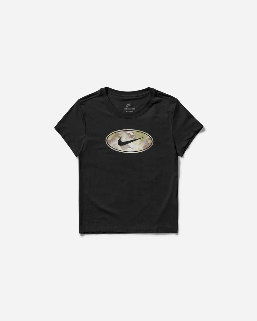 T-shirt Nike Slim Fit Camo Logo Tee Svart | IB2439-010