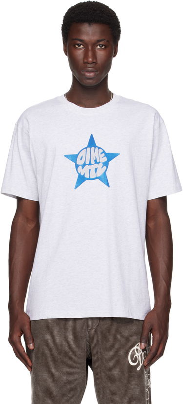 T-shirt Dime Dime Star Graphic T-Shirt Grå | DIMESU2562ASH, 0