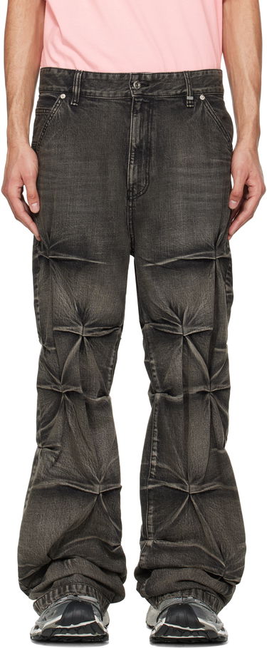 Jeans We11done We11done Wrinkled Jeans Svart | WD-DP1-25-365-M-BK, 0