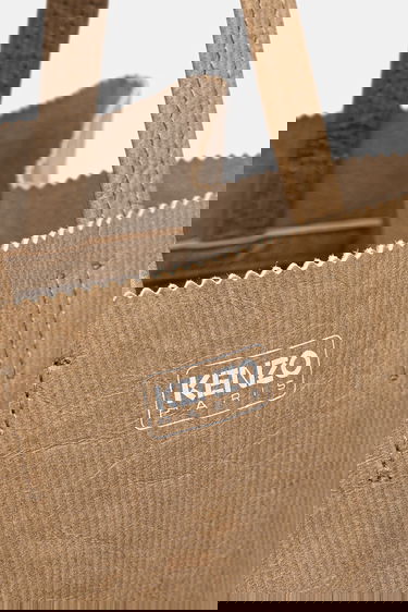 Tygpåse KENZO Kenzo Small Tote Bag Brun | FF62SA110L06, 3