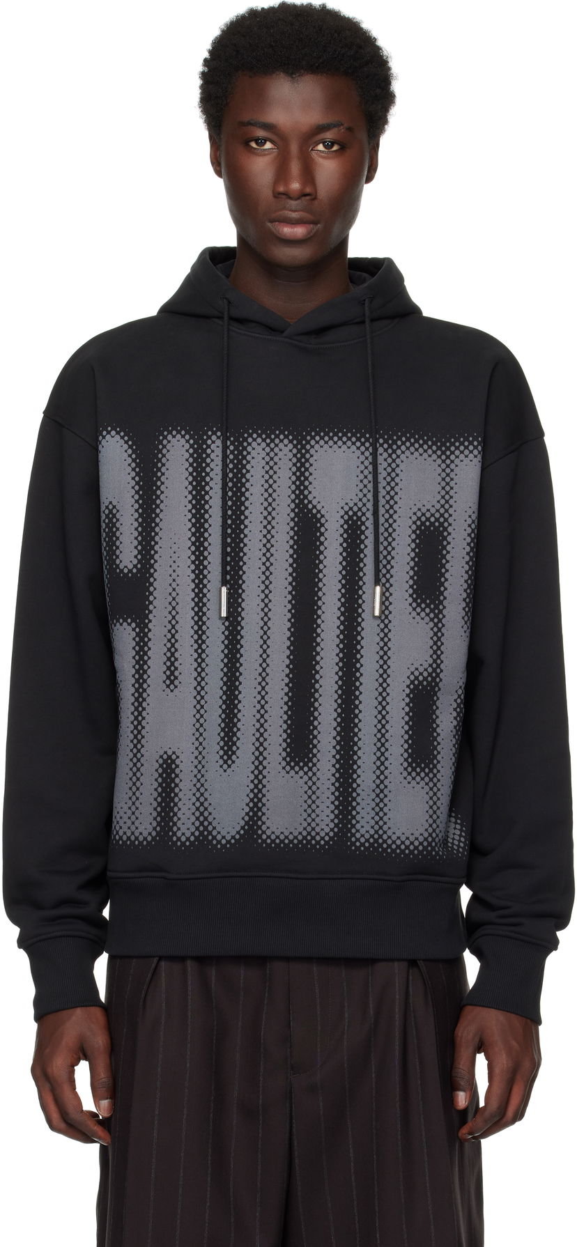 Sweatshirt Jean Paul Gaultier Jean Paul Gaultier 'The Gaultier' Hoodie Svart | 25/03-W-TO299-J003-0004