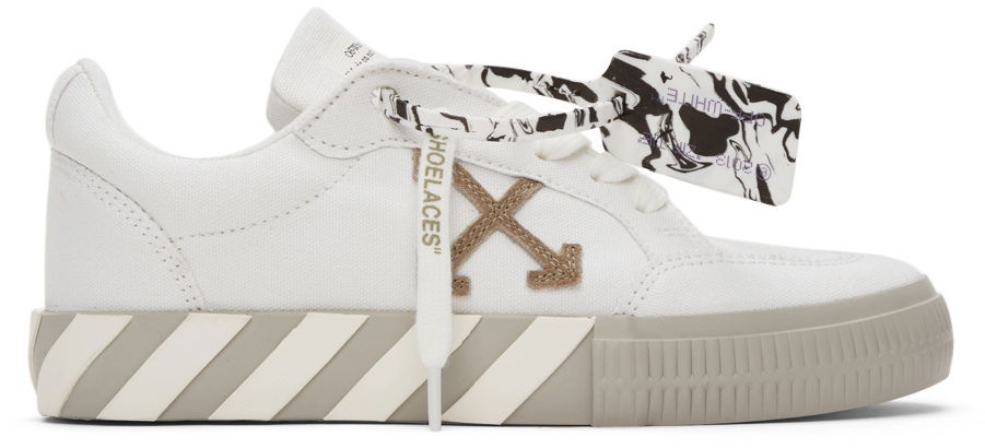 Sneakers och skor Off-White Vulcanized Eco Canvas W Vit | OMIA085F21FAB0010161, 0