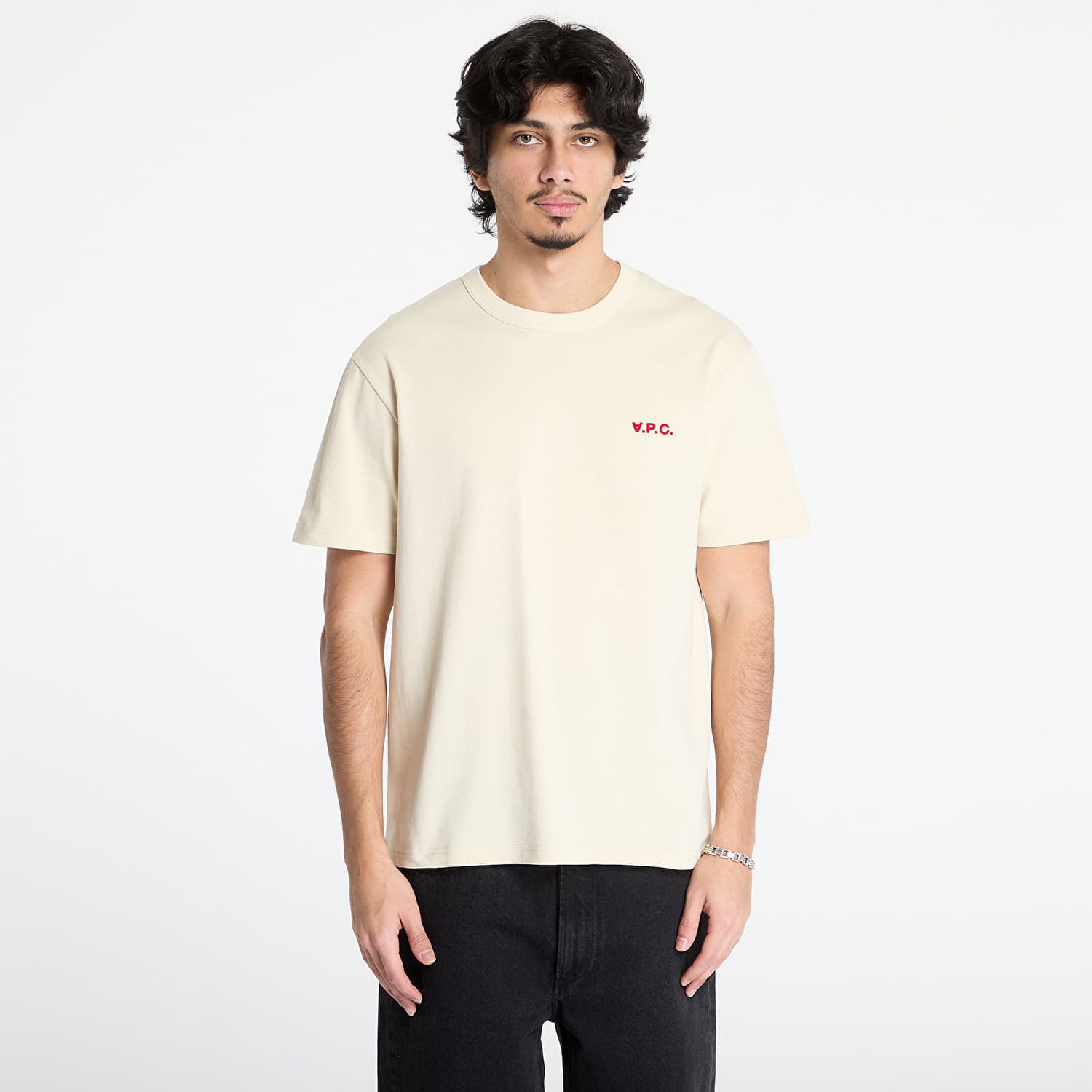 T-shirt A.P.C. A.P.C. Boxy Petit VPC T-Shirt Beige | COHBQ-H26391 BLG, 0