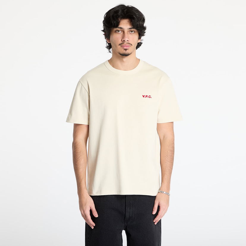 T-shirt A.P.C. A.P.C. Boxy Petit VPC T-Shirt Beige | COHBQ-H26391 BLG