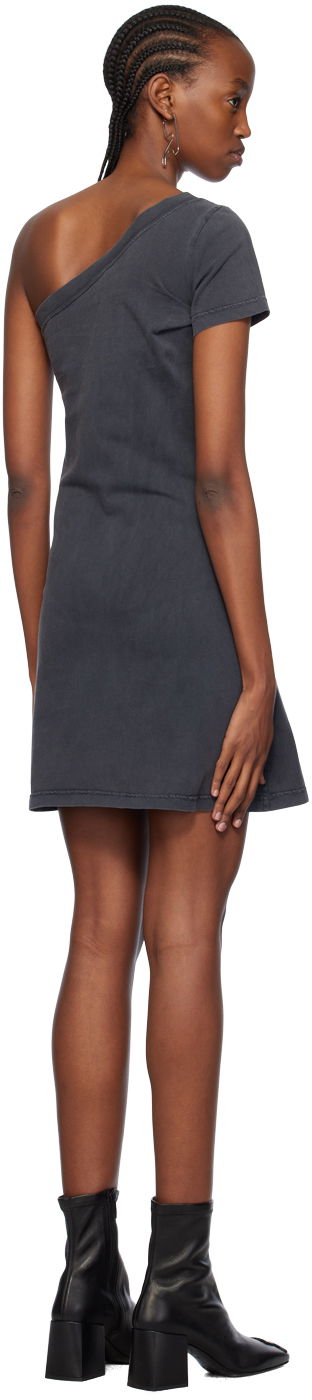 Klä Courrèges One Shoulder Number Graphic Minidress Grå | 124JRO363JS0109, 2