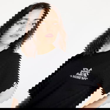 T-shirt BAPE A BATHING APE Reflector Tech Logo T-Shirt Svart | 001TEL301051MBLK, 1