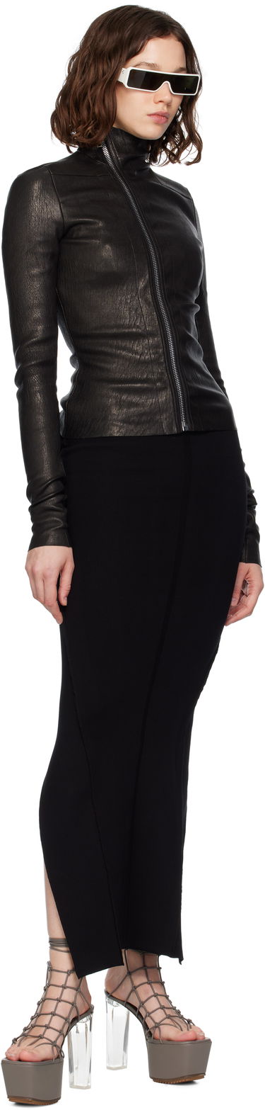 Jacka Rick Owens Rick Owens Gary Leather Jacket Svart | RP02E4701 LSV, 3