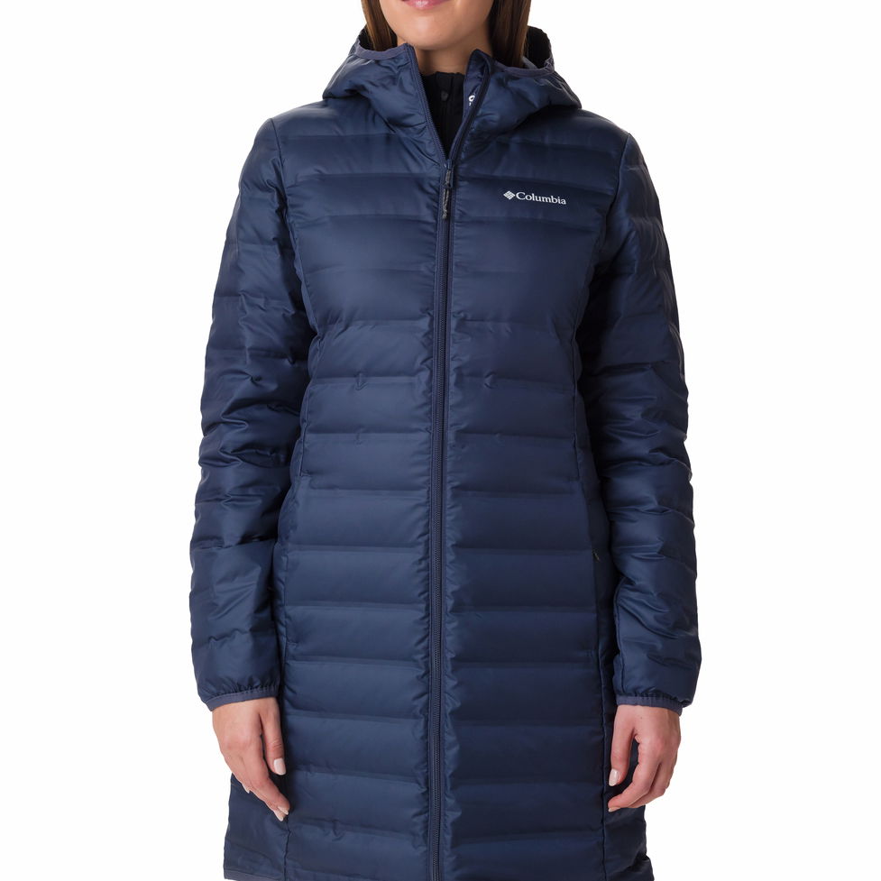Jacka Columbia Lake 22™ Down Long Hooded Jacket Blå | 1859672466, 0