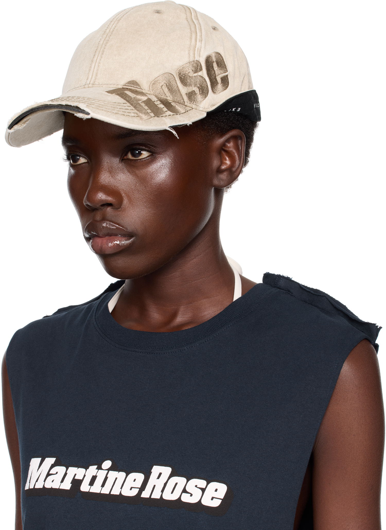 Keps Martine Rose Martine Rose Roll Back Cap Mörkblå | 1168WP14716, 1