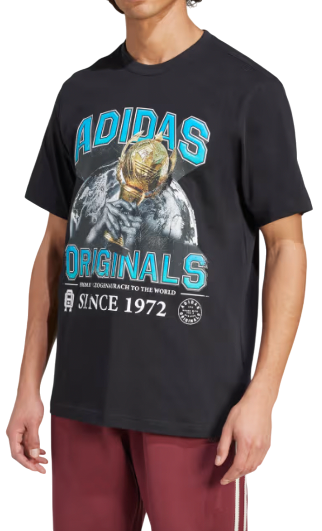 T-shirt adidas Originals Originals Trefoil Graphic T-Shirt Svart | jw2973