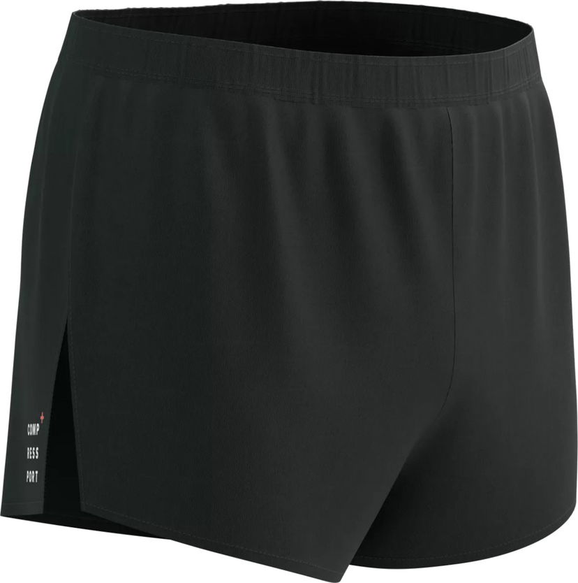 Shorts Compressport Racing Split Short Svart | ashm3759000